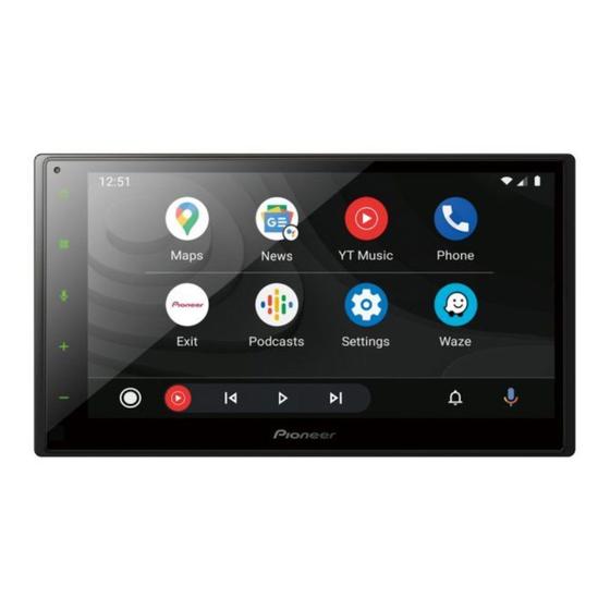 Imagem de Central multimidia pioneer DMH-A4480BT bluetooth Touch screen