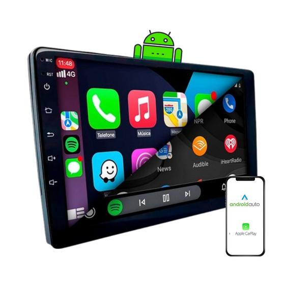 Central Multimídia Slim 9 Pol Esp. Carplay Android Auto - H-tech ...
