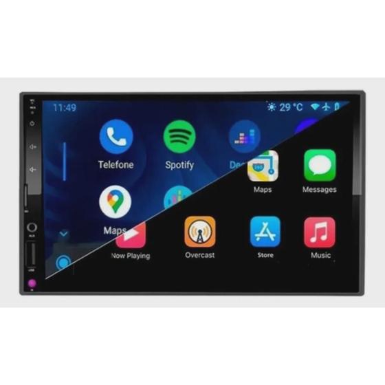 Imagem de Central Multimídia Tay Tech 2din T-150 CarPlay Android Auto