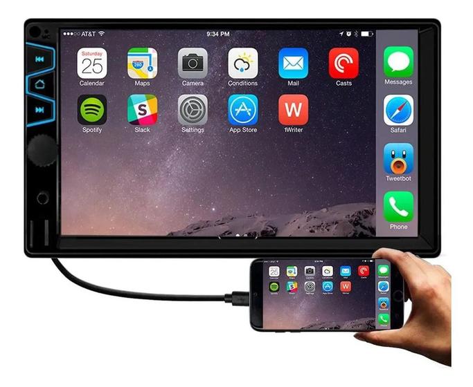 Central Multimídia Universal 2 Din Espelhamento Android Ios Roadstar Menor preço em Central Multimídia Universal 2 Din Espelhamento Android Ios Roadstar