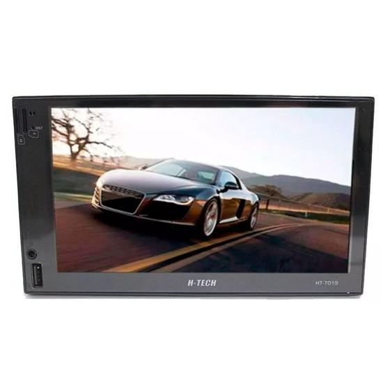 Imagem de Central Multimídia Universal MP5 2Din 7" USB SD AUX Espelhamento H-tech - HT-7019