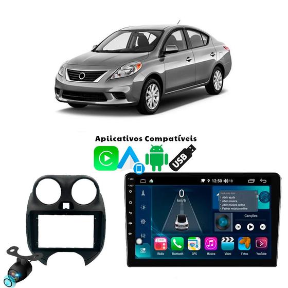 Central Multimidia Versa 2012 2013 2014 Android Auto Carplay 9 ...