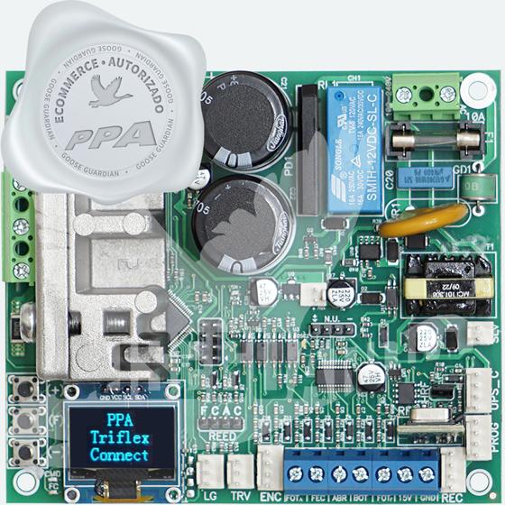 Imagem de Central Placa Motor Portão Jet Flex Triflex Full Range Display Ppa