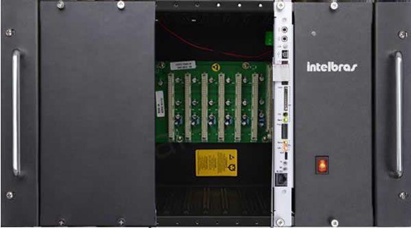 Imagem de Central Telefônica Pabx Rack Híbrida (Sem Placas) IMPACTA 140 Intelbras