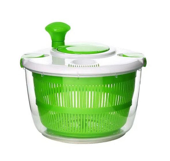 Imagem de Centrifuga Multifuncional 4,8L Seca Saladas, Legumes e Verdura em Acrílico Manivela Manual Oferta