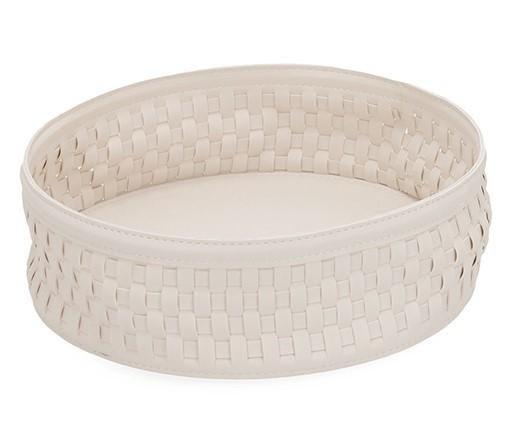 Imagem de Centro de mesa em pu off white mart 25cm