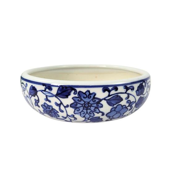 Imagem de Centro De Mesa Floral 6X20Cm Vaso Equibana Porcelana P