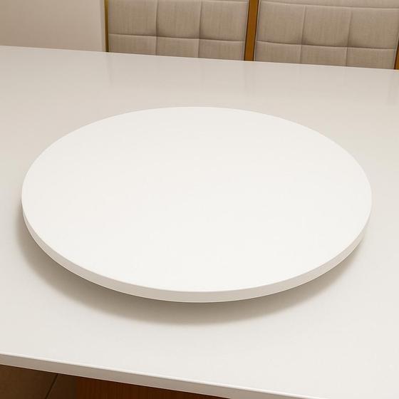 Centro De Mesa Prato Giratório Tábua 80cm