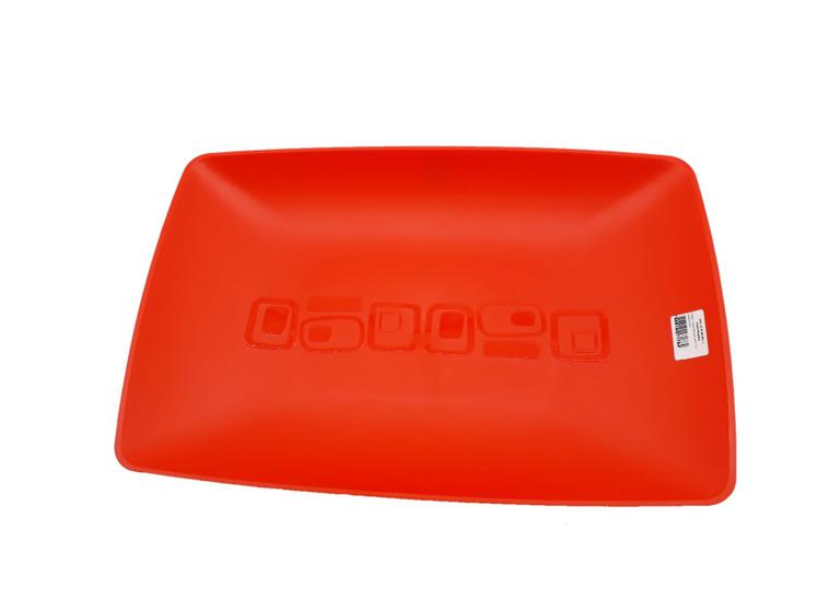 Imagem de Centro de Mesa Retangular Dehaus Fruteira de mesa Vermelho