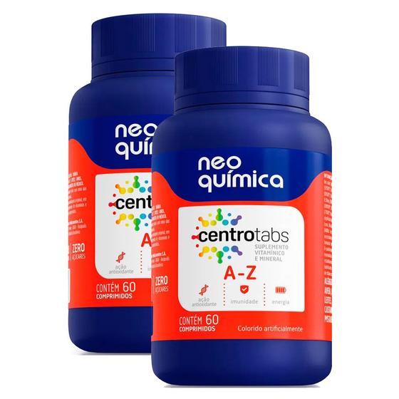 Imagem de Centrotabs A-Z 60 Comprimidos  Kit com duas unidades