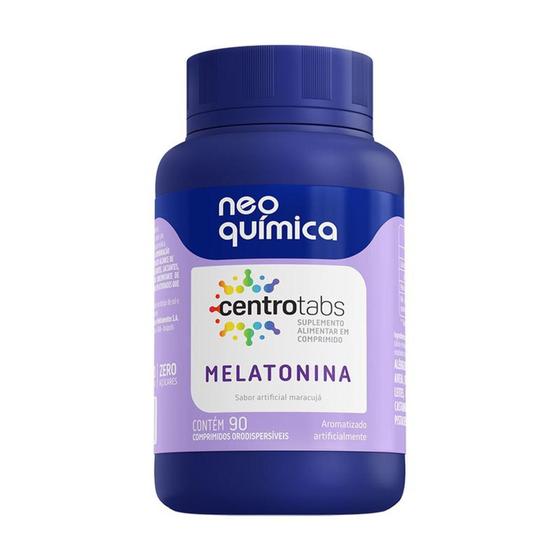 Imagem de Centrotabs Melatoninaa Comprimidos Oro dispersíveis 90 comp. sabor Maracuja - NQ