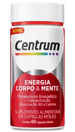 Imagem de Centrum Energia Corpo e Mente 60 Cápsulas