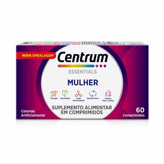 Imagem de Centrum Mulher Multivitamínico com 60 Comprimidos