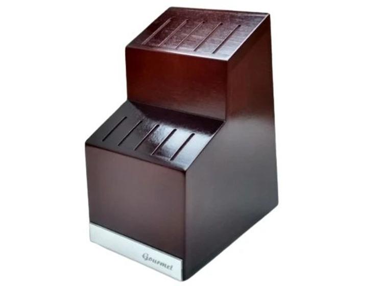 Cepo De Mesa Porta Facas Para 10 Facas Gourmet. Menor preço em Cepo De Mesa Porta Facas Para 10 Facas Gourmet.