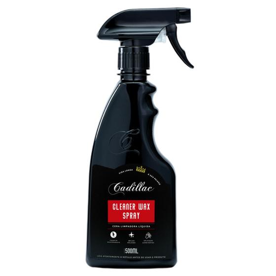 Imagem de Cera Automotiva Carnaúba Cleaner Wax Spray Cadillac 500ml