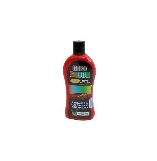 Imagem de Cera Automotiva Color Com Carnauba Vermelha 200Ml