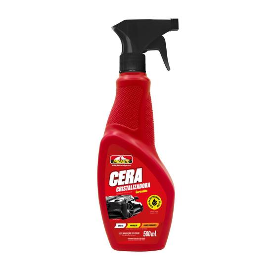 Imagem de Cera Automotiva Cristalizadora Spray Proteção Proauto 500ml