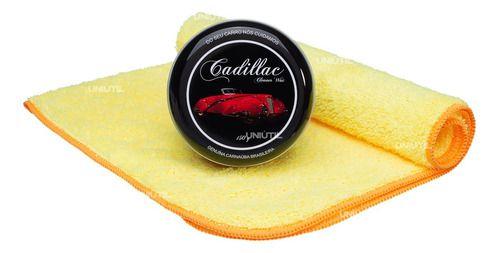 Cera Cadillac Cleaner Wax 150g Proteção Brilho Com Flanela Menor preço em Cera Cadillac Cleaner Wax 150g Proteção Brilho Com Flanela