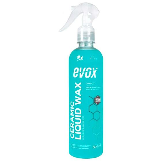 Imagem de Cera Ceramic Liquid Longa Proteção UV com Sílica Sio2 Evox