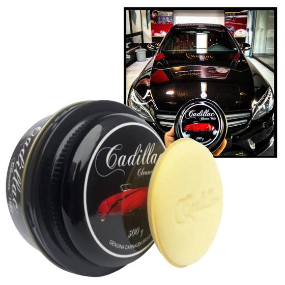 Imagem de Cera Cleaner Wax Cadillac 300g Brilho e Proteção Premium