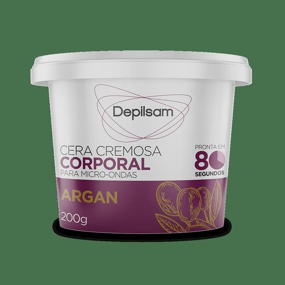 Imagem de Cera Cremosa Corporal Depilsam de Micro-Ondas Argan 200G