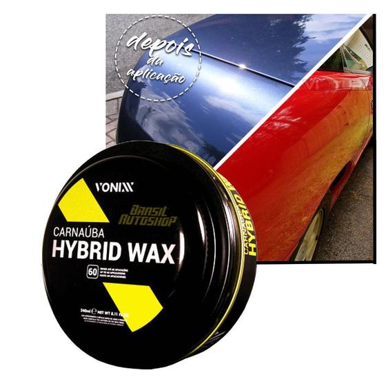 Imagem de Cera De Carnauba Hybrid Wax Super Protetora 240g Vonixx