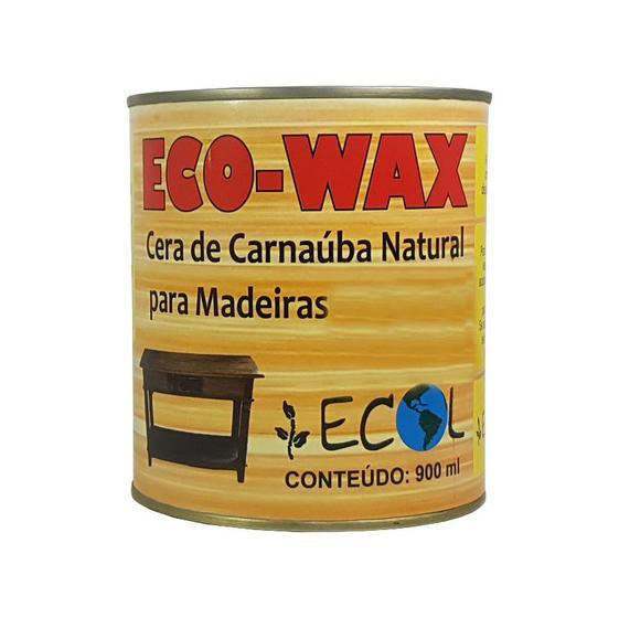 Imagem de Cera de Carnaúba Natural para Madeiras Ecol Eco-Wax 900ml