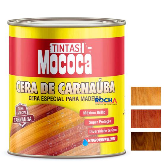 Cera de Carnauba para Madeira 900ml - Mococa Menor preço em Cera de Carnauba para Madeira 900ml - Mococa