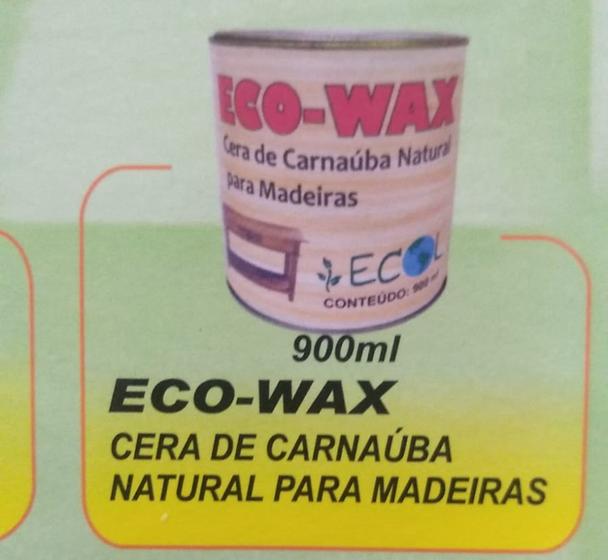 Imagem de Cera De Carnaúba Para Madeira e Efeito Marmorato Eco Wax Incolor