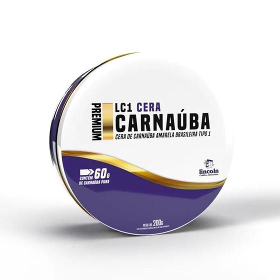 Imagem de Cera de Carnaúba Premium 200g Lincoln