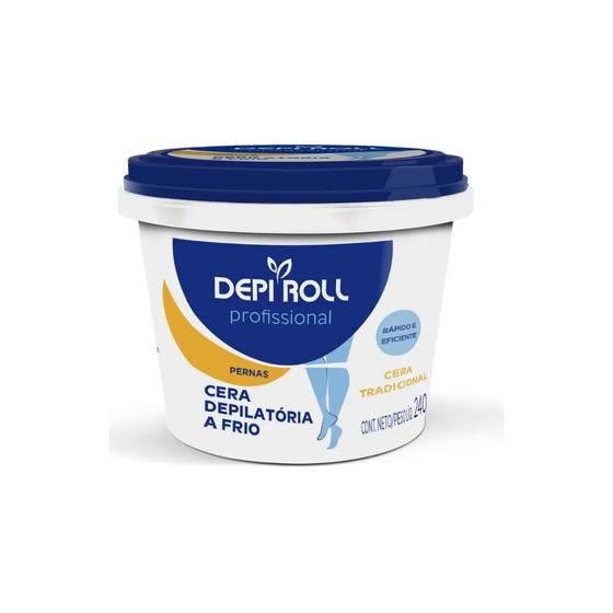 Imagem de Cera Depilatória A Frio Tradicional Depi Roll 240g