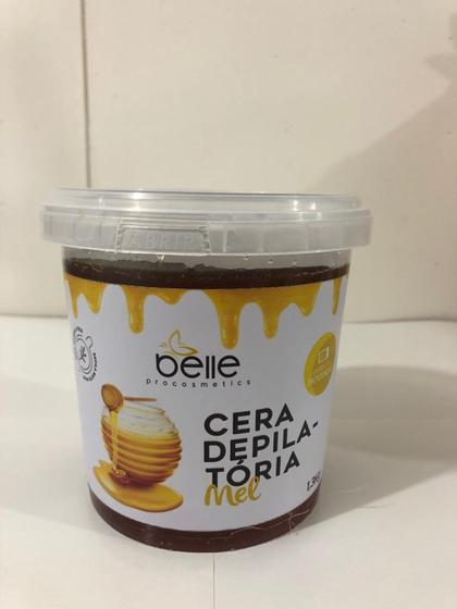 Imagem de Cera Depilatória Hidrossolúvel Mel 1,3 kg Belle Pro Cosmetics