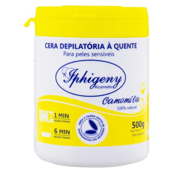 Imagem de Cera depilatoria Iphigeny Camomila 500g