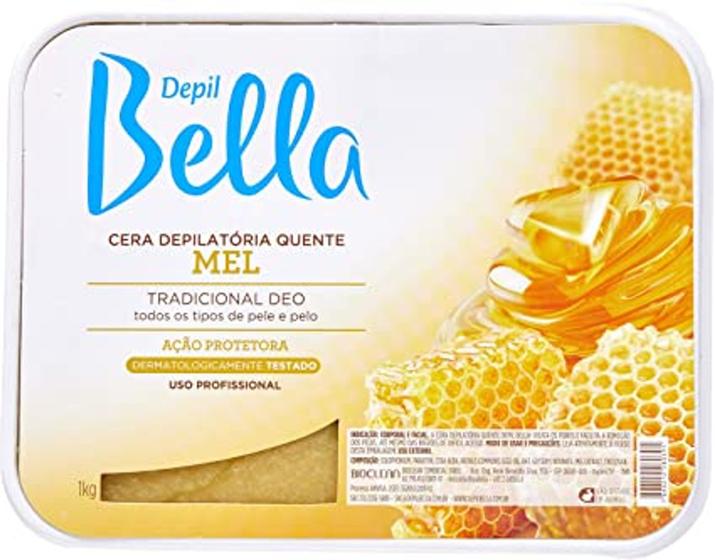 Imagem de Cera Depilatória mel depil bella 1kg