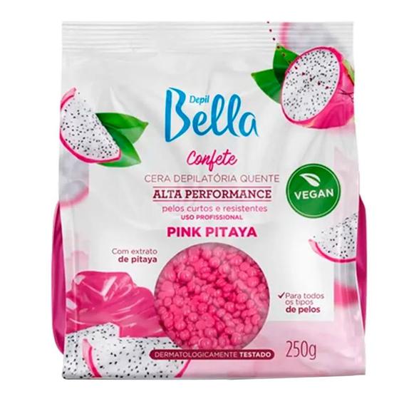 Imagem de Cera Depilatória Quente Depil Bella Confete Pink Pitaya 250g