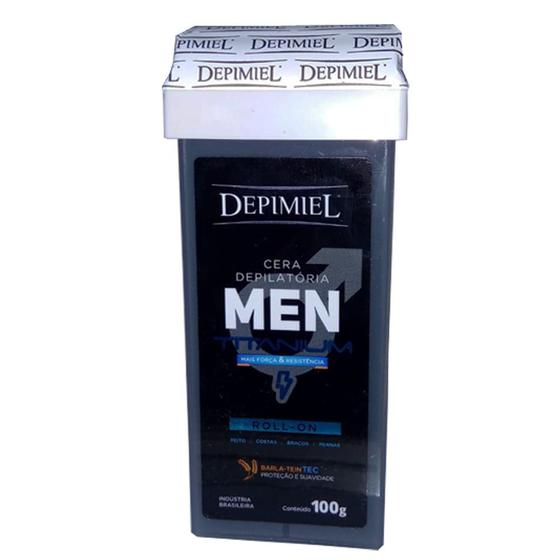 Imagem de Cera Depilatória Roll-on Men Powerful 100g - Depimiel