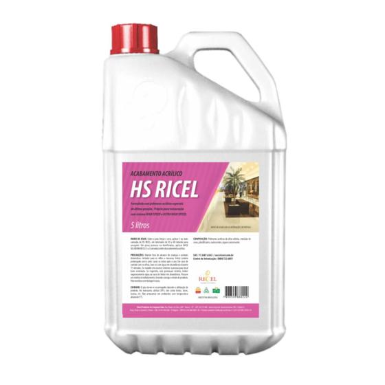 Imagem de Cera HS com acabamento acrílico Riccel 5 litros