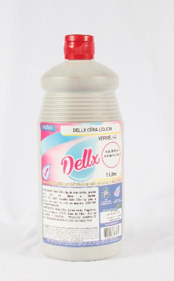 Imagem de Cera Liquida Acrílica Antiderrapante Vermelho - 1 Litro- Dellx