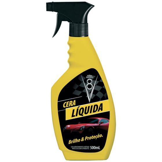 Imagem de Cera Líquida Automotiva V8 Sanol 500Ml