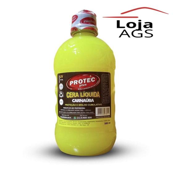 Imagem de Cera Liquida Carnauba 500ml Protec Plus