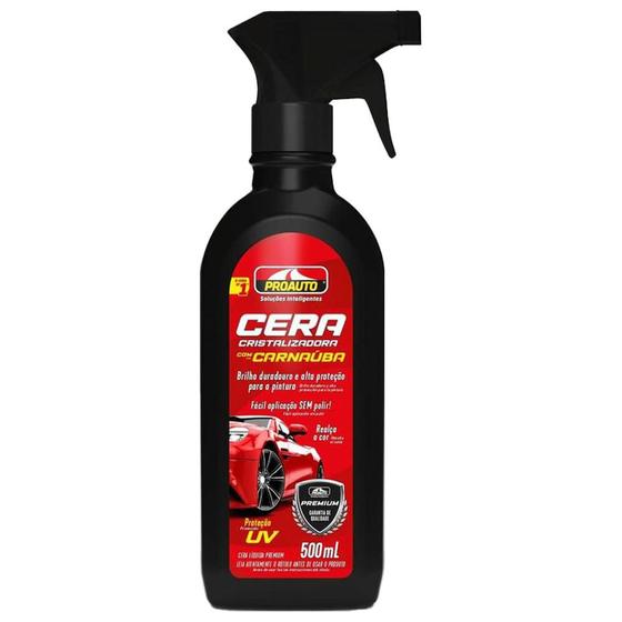 Imagem de Cera Liquida Cristalizadora Com Carnauba 500ML Proauto 3061