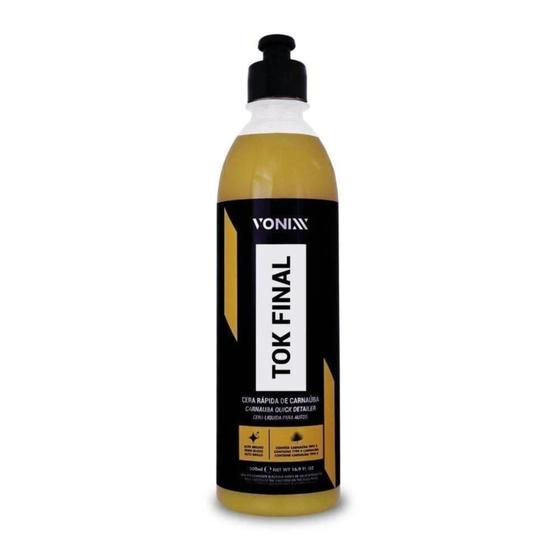 Cera Líquida de Manutenção Carnaúba Tok Final 500 Ml - Vonixx Menor preço em Cera Líquida de Manutenção Carnaúba Tok Final 500 Ml - Vonixx