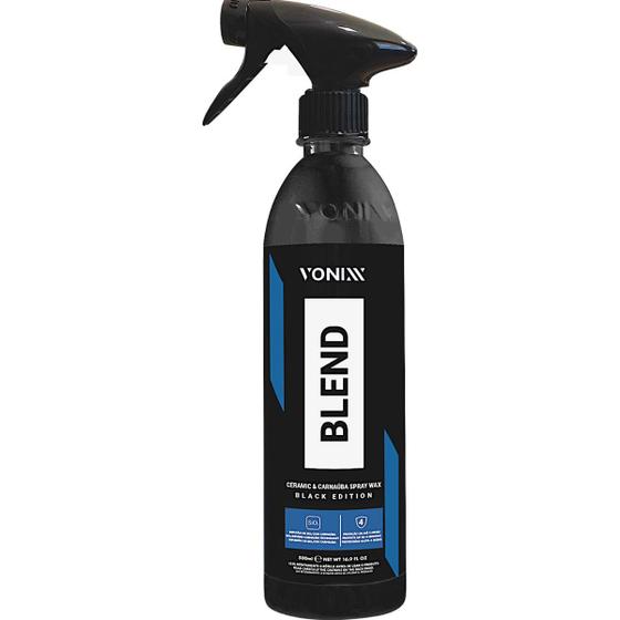 Imagem de Cera Liquida Para Carro Preto Brilho Proteção Blend Black Spray Vonixx