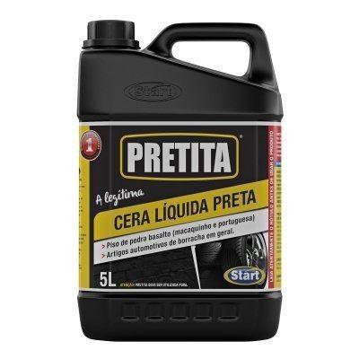 Cera Liquida Preta 5l Start Pretita Menor preço em Cera Liquida Preta 5l Start Pretita