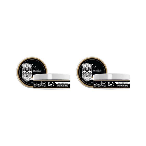 Cera Modeladora Black Fix Soft Matte 130G-Kit C/2Un Menor preço em Cera Modeladora Black Fix Soft Matte 130G-Kit C/2Un