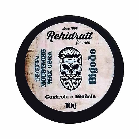 Imagem de Cera para Bigode 10g Controla e Modela - Rehidratt for Men
