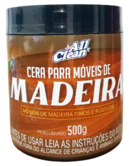 Imagem de Cera para Móveis de Madeira Finos e Rústicos 500 gr