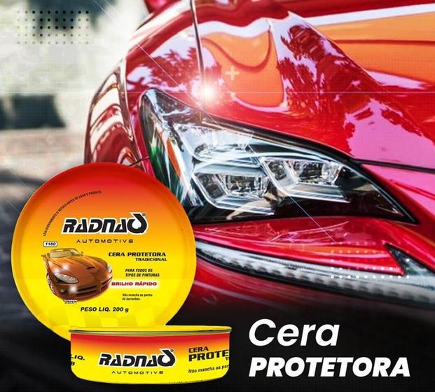 Imagem de Cera pasta tradicional 1x1 200g protetora radnaq