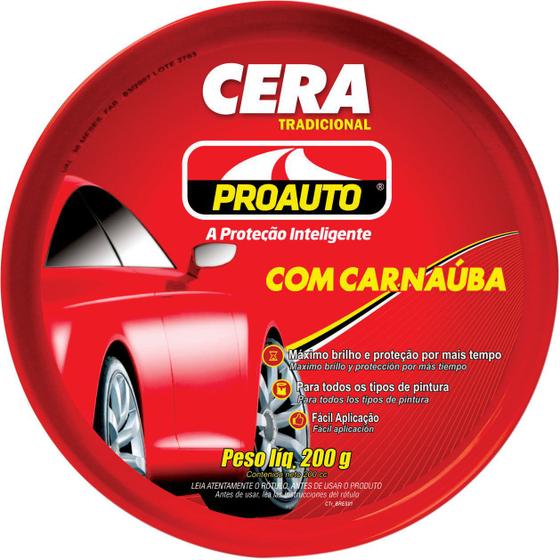 Imagem de Cera Pasta Tradicional Com Carnaúba  200g - Proauto