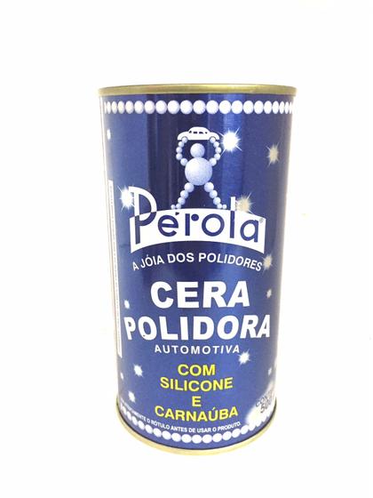 Imagem de Cera Polidora Automotiva Com Silicone Carnaúba Pérola 500ml